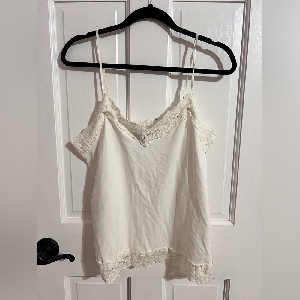 white tank top